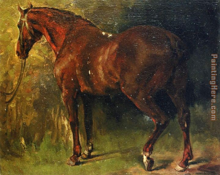 The English Horse of M Duval painting - Gustave Courbet The English Horse of M Duval art painting